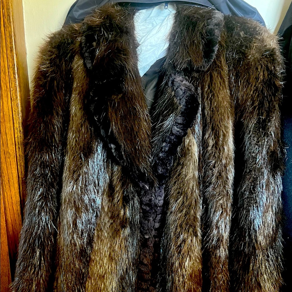 Fur (real fur) coat